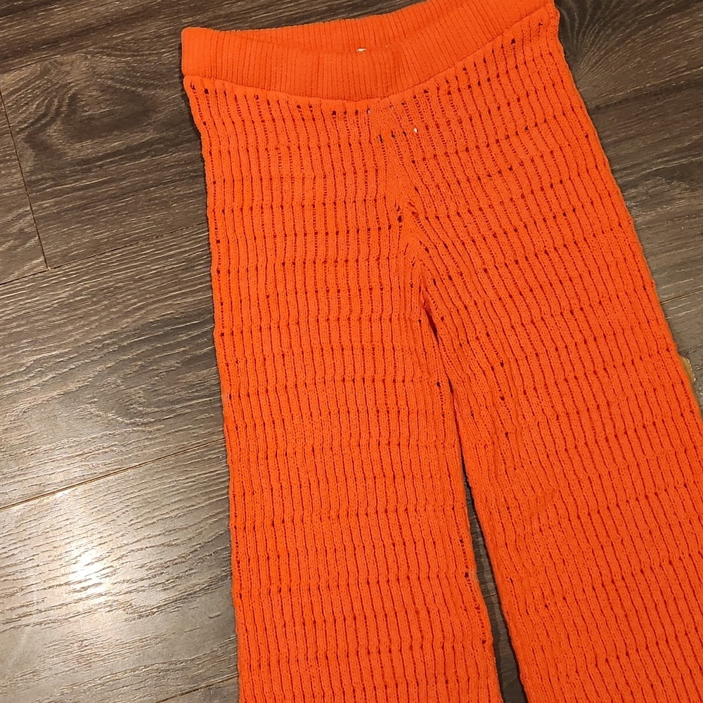 ❤️ ZARA HIGH RISE WIDE LEG KNIT SWEATER PANTS, SMALL - Picture 8 of 14